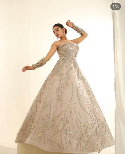 IVORY COUTURE BALL GOWN